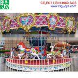 Attracting Animal Design Kiddie Rides Carousel; Cheap Kiddie Carousel Horse Ride, Electric Kiddie Ride On Carousel thumbnail-2
