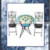 3pc mosaic hummingbird garden furniture set