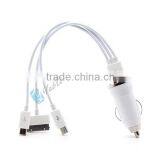 For Iphone 5 Iphone 4 Micro USB Multi 3 In 1 Data USB Cable thumbnail-1