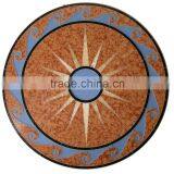 Custom Make Natural Waterjet Map Design Marble Pattern thumbnail-3