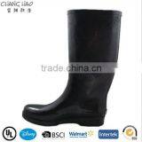 (CH.W033) Black Fashion Rubber Lady Rain Boots Woman Boot