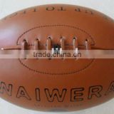 Real leather American football