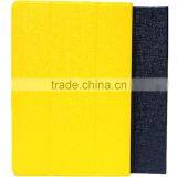 Two Side Silicone Leather Three Folder Rotating Stand Leather Case for Tablet pc thumbnail-4