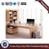 Modern Computer Table/computer Desk With Bookshelf HX-CL136