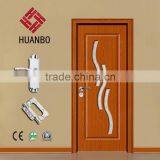 Classical Mdf Wooden Pvc Coated Door Interior Doors With Glass thumbnail-1