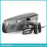 4.3 Inch Car Rear View Mirror Monitor With Mirror Link and Thin Frame Special for Honda and Kia thumbnail-5