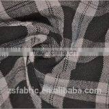 ZHENGSHENG 32S/2black+70D*32S/2TR+70D T/R Blend Stretch Yarn Dyed Fabric With Checks For Garment Two Way Stretch Fabric