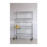Metal Wire Chrome Book Shelf PF-B003
