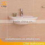 CRW HA3347 Ceramic Bathroom Sink Bowls Wash Hand Basin