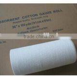 100% Cotton Absorbent Gauze Roll 90cmx100yard 24x20 thumbnail-1