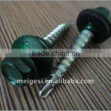 RAL 6005 Hex Washer Self-Drilling Screw With EPDM thumbnail-1