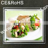 China manufacturer restaurant led backlit acrylic digital photo frame