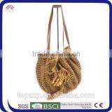 Natural Foldable Soft Straw Bag Shoulder Bag thumbnail-1