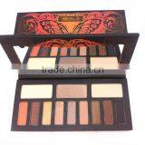 Europe and the United States Sell Like Hot Cakes Cardboard 12 Color Cosmetic Box, Fashion Color Eye Shadow Boxes