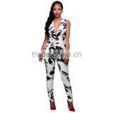 Bonvatt Sexy Deep V Nightclub Leotard Bandage Pants With Body Clothing thumbnail-3