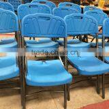 White Folding Wedding Chair and Others Folding Chair,material:HDPE+steel Frame thumbnail-5
