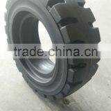 A Set of 4 Solid Flat Proof Skid Steer Tires 12-16.5 12x16.5 for Bobcat 843 853 863 873 thumbnail-2