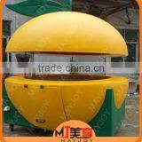 Hot Sales Beautiful Catering Tralier/Mobile Food Cart/Orange Shape Cart thumbnail-3