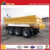 Full Type Drawbar Farm Agricultural Grain Tipper Rear Dump Trailer With Hydraulic Open Door thumbnail-5