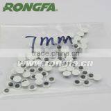 Black Eyes With White Plate Plastic Moving Doll Eyes thumbnail-4