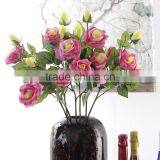 Moisturizing Feel Realistic Silk Roses Wedding Decoration Car Flower thumbnail-2