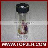 Wholesale Double Wall Sublimation Blank Glass Dring Water Bottle thumbnail-1