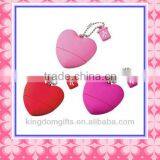 Stylish Heart Design Silicone USB Cover