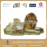 21 Inch Resin Holiday Gifts Home Decoration Lion Statue Animal Sculpture thumbnail-4