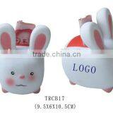 Promotional Plastic Cute Rabbit Design Coin Bank/money Saving Box thumbnail-1
