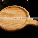 Low Moq High Quality Wooden Round Pizza Board With Handle thumbnail-4
