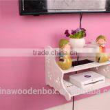 2015 Custom Mini High-grade Wooden Wall Shelf Lovely thumbnail-2