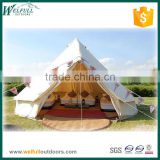 Outdoor luxury canvas bell tent