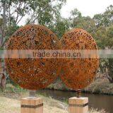 Garden Sculptures Melbourne Stainless Steel Corten Garden Sculpture thumbnail-1