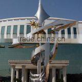 Grande Sculpture Polished Stainless Steel Outdoor Abstract Sculpture thumbnail-2