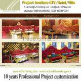 HM08-Living Room Wooden Sofa Set and Luxury Exclusive Fabric Sofa thumbnail-1