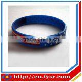 USA Embossed Logo Bracelets /wristbanddebossed/engraved Silicone Rubber Bracelet/wristband/bangle/band/(100% Silicone) thumbnail-1