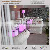 Pouff Wedding Bar Seats With Low Height (cb400) thumbnail-1