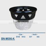 Vietnamese Ceramic Sandblasting Mini Flower Pot BN-M096 thumbnail-6