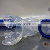 Professional Bendable Silicone Blue Swimming Frontal Snorkel for Adult, US Patened(SK-300) thumbnail-4