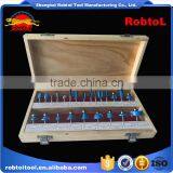 24 Pcs Wood Router Bit Set Kit 8mm Shank for Woodworking Tungsten Carbide End Mill Cutting CNC Carved Engraving Milling Cutter thumbnail-3