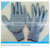Polyester Work Gloves Rubber Latex Palm Coated/PU Coated,Knit Wrist Cuff,S,M,L,XL,Industrial or Household thumbnail-2