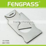 CC-1018A 5.4cm 2CR13 Stainless Steel Rectangle-Shaped Full Stainless Steel Cigar Scissors thumbnail-1