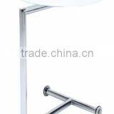 Adjustable Round Wooden Snack Table thumbnail-5