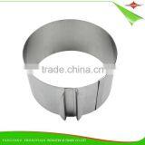 ZY-F1394 Adjustable Stainless Steel Cake Mold Cake Mousse Mold Telescopic Cake Mold thumbnail-1