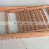 Beech Wood Slat Folding Chair Outdoor Foldable Chair thumbnail-2