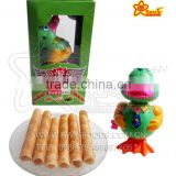 Delicious Egg Roll Cream Biscuit With Lovly Duck Toy