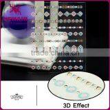 New Air 2017 Wholesale Metallic Nail Stickers,gold Color Nail Sticker,metal Style Nail Sticker thumbnail-4