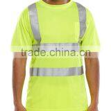 hi Vis Polo Shirt Short Sleeve Polo Shirt Reflective T-shirt thumbnail-4