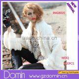 2014 Fashion Ladies Long-sleeve White Cape Collar Cardigan Knitted Partern thumbnail-1
