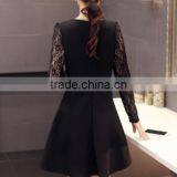 Latest Halter Neck Printed Crop Top And Midi Skirt Suits A Line Skirt thumbnail-2